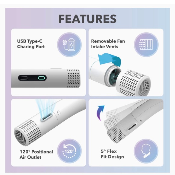 Blaux personal fan new in box - Picture 3 of 5